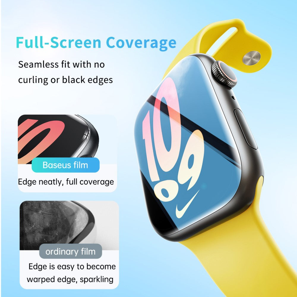 2stk Silikone Universal Skærmbeskytter passer til Apple Smartwatch - Gennemsigtig#serie_707