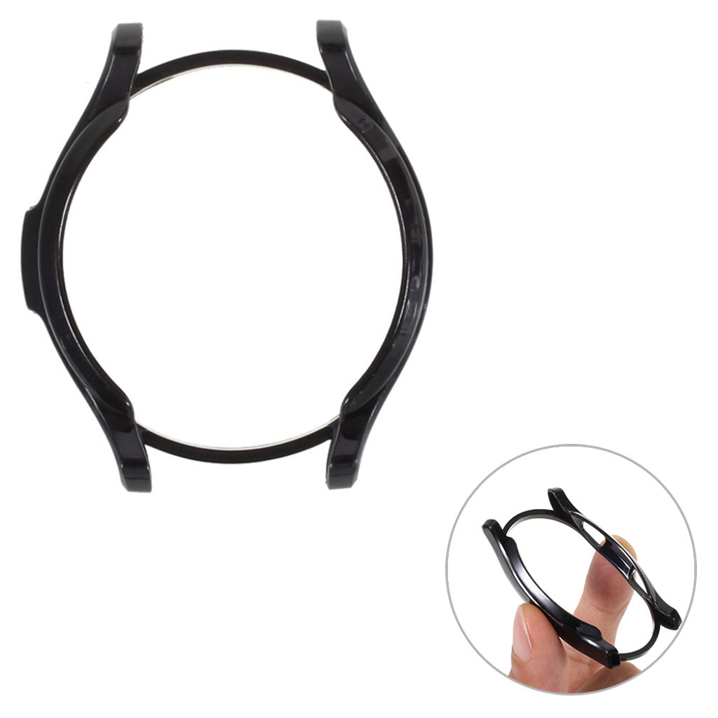 Super Fed Silikone Cover til Samsung Galaxy Watch 4 Classic (42mm) - Sort#serie_1