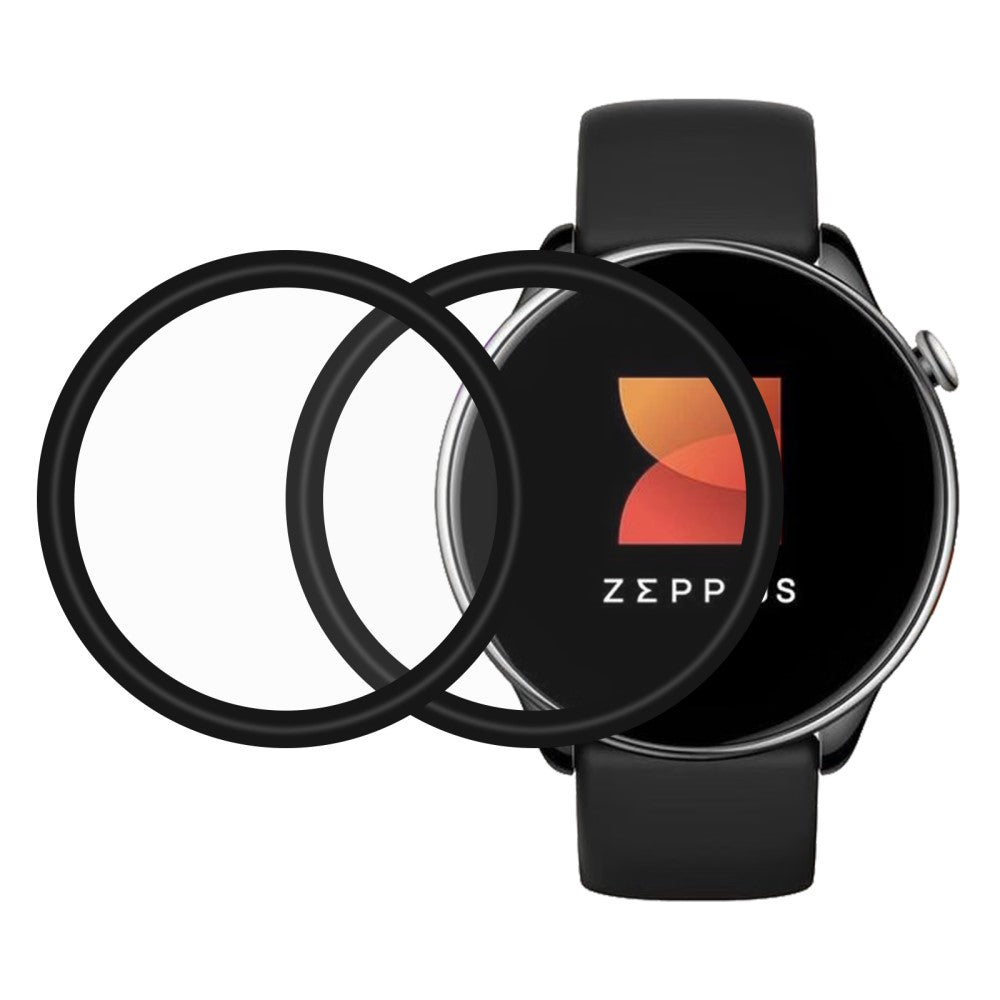 2stk Silikone HD Skærmbeskytter passer til Amazfit GTR Mini - Gennemsigtig#serie_1