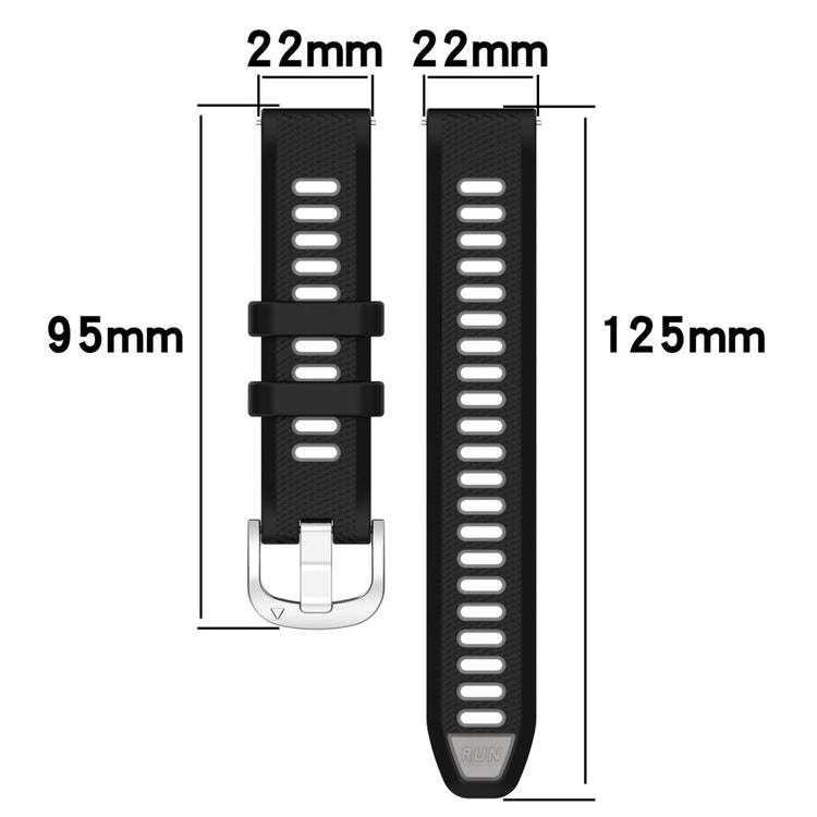 Mega Fint Silikone Universal Rem passer til Smartwatch - Hvid#serie_11