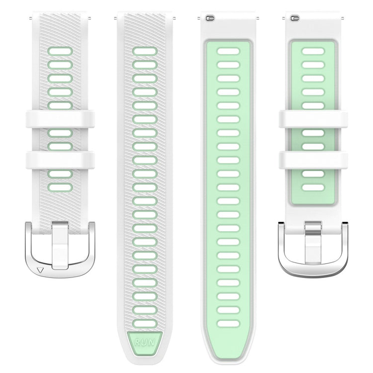 Alle Tiders Silikone Universal Rem passer til Smartwatch - Hvid#serie_1
