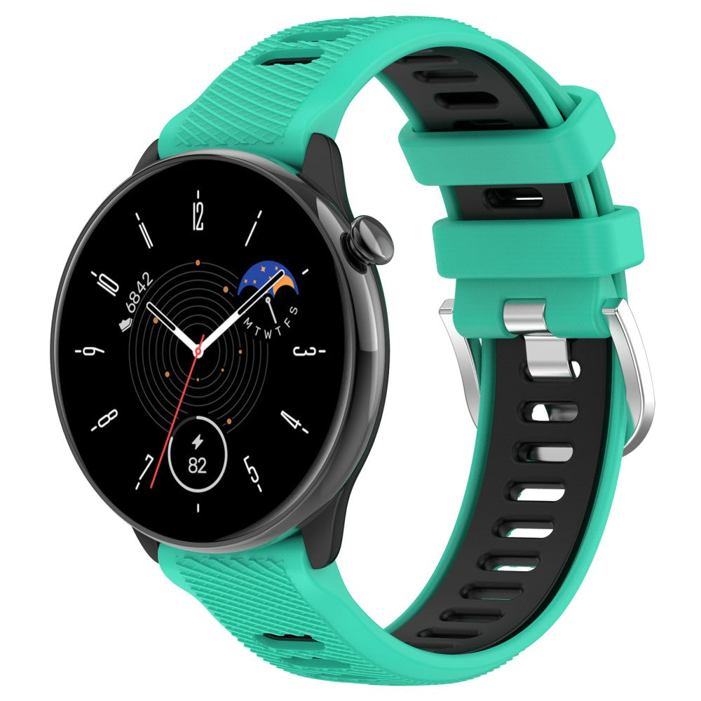 Alle Tiders Silikone Universal Rem passer til Smartwatch - Blå#serie_8