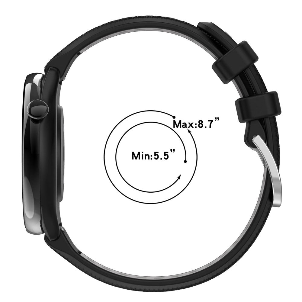 Alle Tiders Silikone Universal Rem passer til Smartwatch - Gul#serie_9