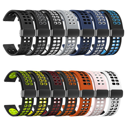 Alle Tiders Silikone Universal Rem passer til Smartwatch - Blå#serie_4