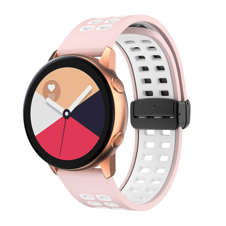 Helt Vildt Godt Silikone Universal Rem passer til Smartwatch - Pink#serie_12