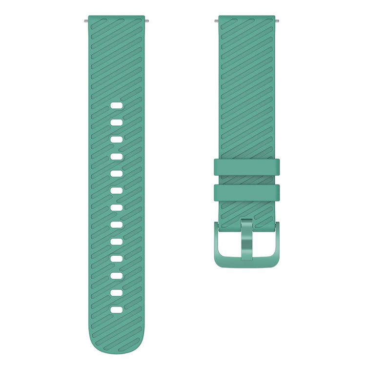 Rigtigt Sejt Silikone Universal Rem passer til Smartwatch - Grøn#serie_1
