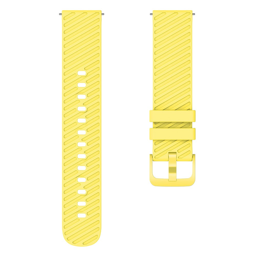 Cool Silikone Universal Rem passer til Smartwatch - Gul#serie_1