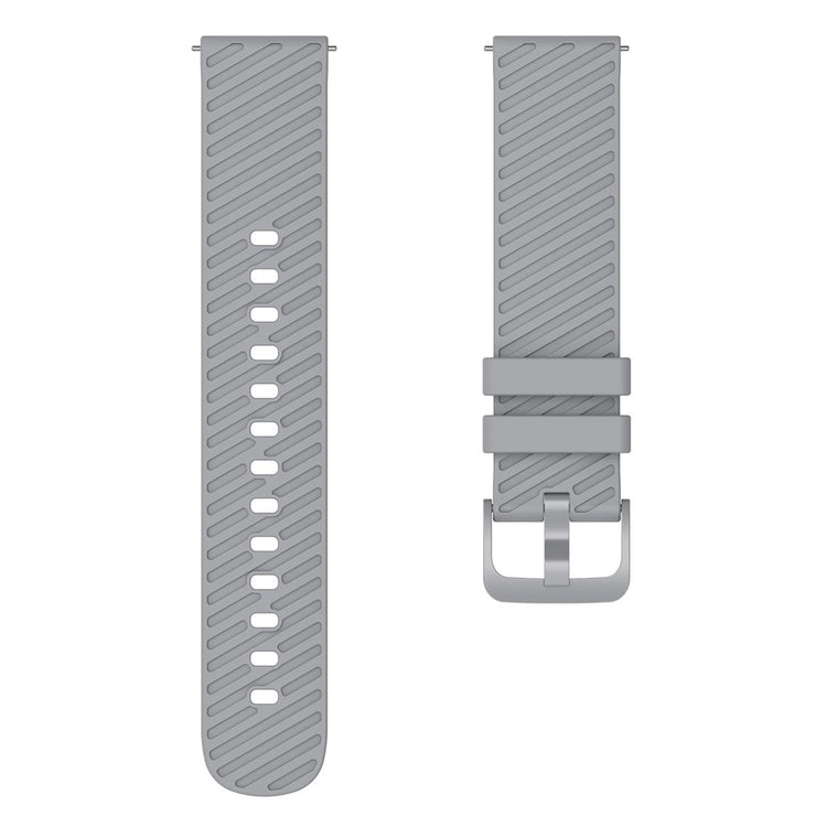 Cool Silikone Universal Rem passer til Smartwatch - Sølv#serie_2