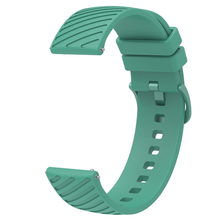 Cool Silikone Universal Rem passer til Smartwatch - Grøn#serie_4