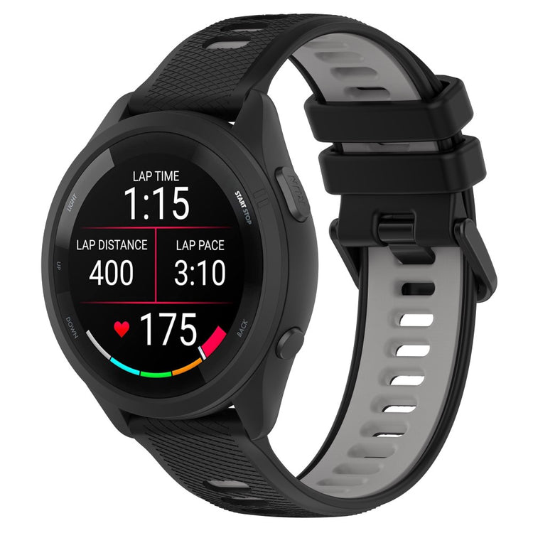 Super Fed Silikone Universal Rem passer til Smartwatch - Sort#serie_8