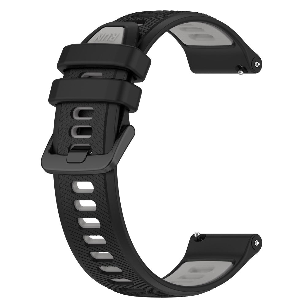 Super Fed Silikone Universal Rem passer til Smartwatch - Sort#serie_8