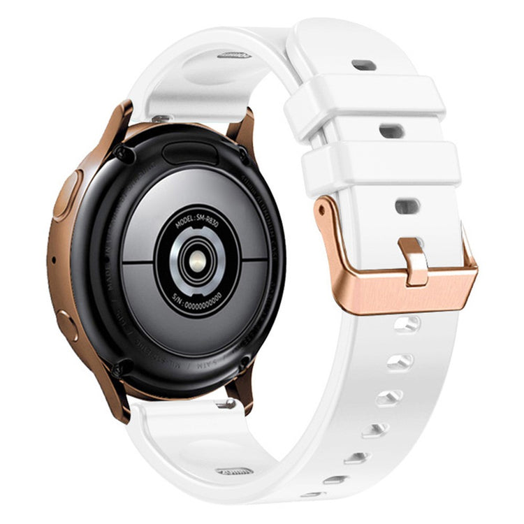 20mm Universal silicone strap - White#serie_2