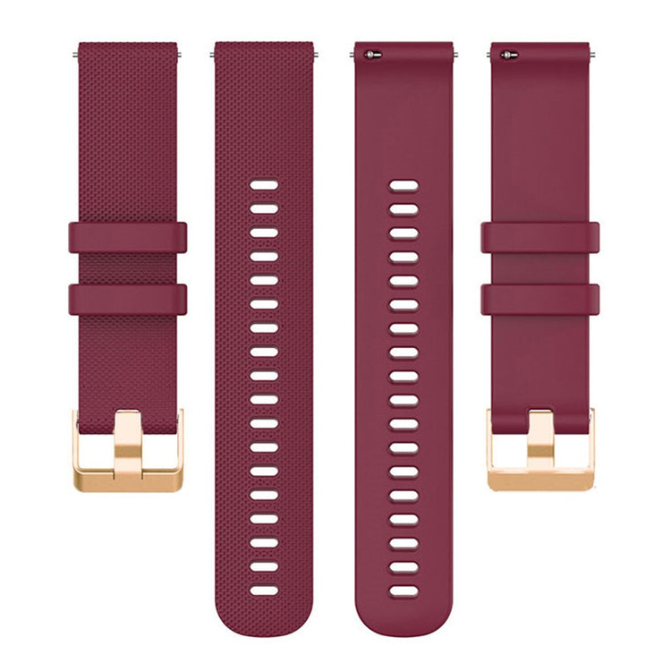 Pænt Silikone Universal Rem passer til Smartwatch - Rød#serie_6