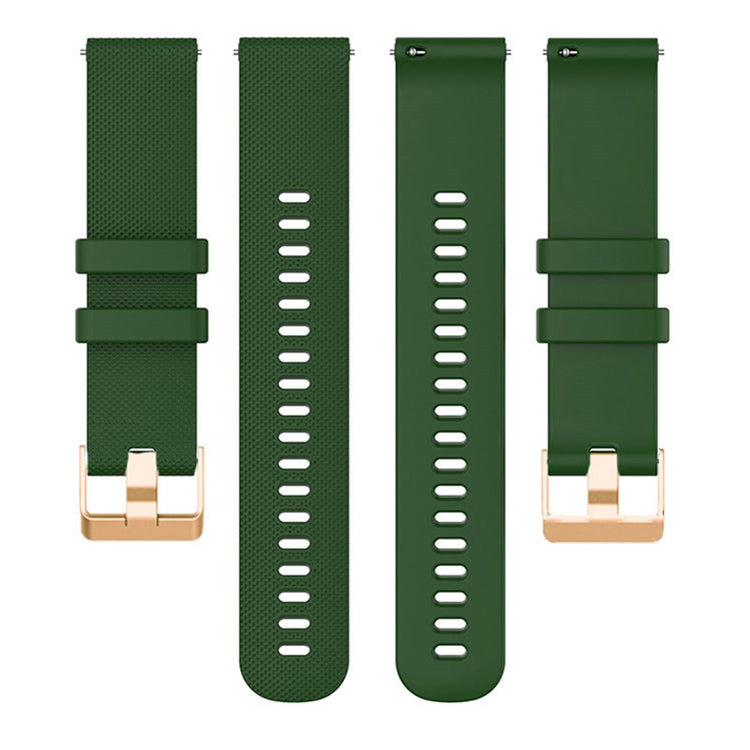 Pænt Silikone Universal Rem passer til Smartwatch - Grøn#serie_7