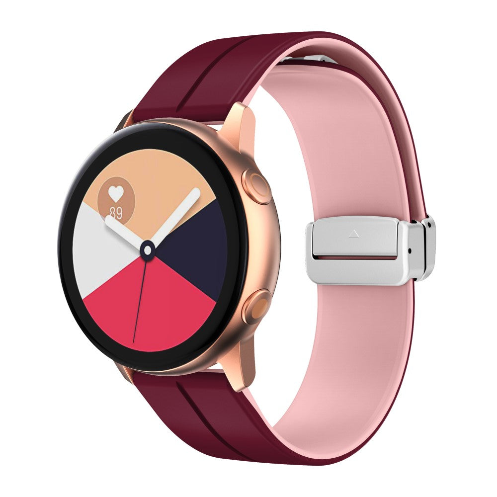 Udsøgt Silikone Universal Rem passer til Smartwatch - Rød#serie_8