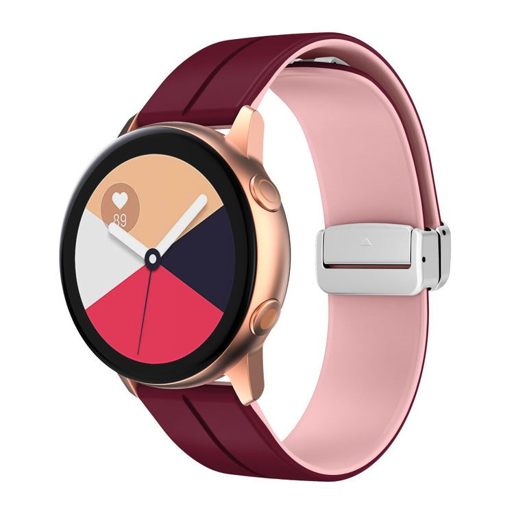 Udsøgt Silikone Universal Rem passer til Smartwatch - Rød#serie_8