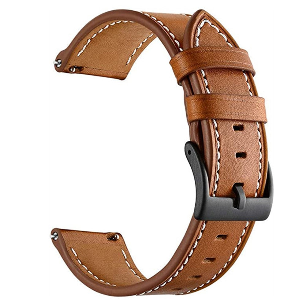 22mm Universal Genuine Cowhide leather strap - Brown#serie_1
