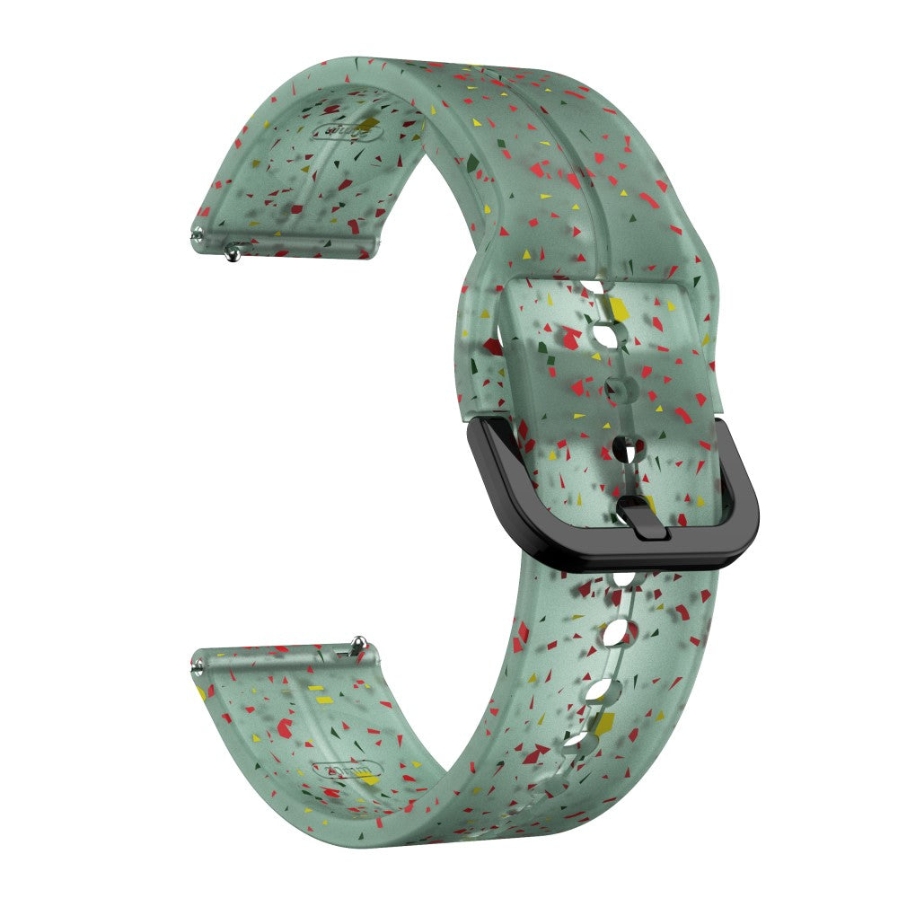 22mm Universal cool silicone strap - Transparent Green#serie_1