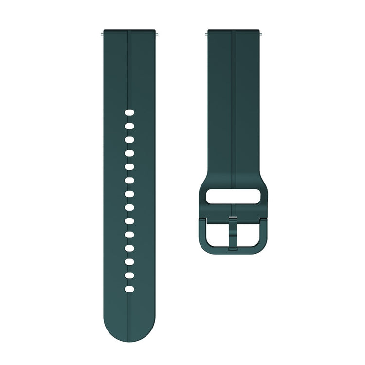 Solid Silikone Universal Rem passer til Smartwatch - Grøn#serie_2