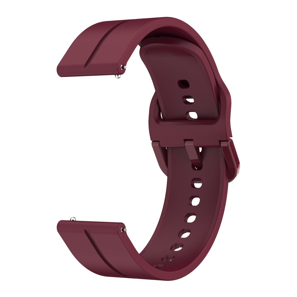 Solid Silikone Universal Rem passer til Smartwatch - Rød#serie_7