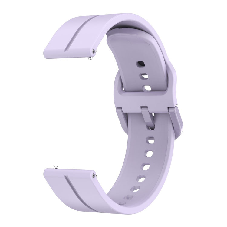 Solid Silikone Universal Rem passer til Smartwatch - Lilla#serie_9