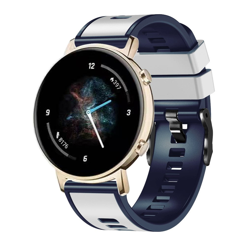 Holdbart Silikone Universal Rem passer til Smartwatch - Hvid#serie_1