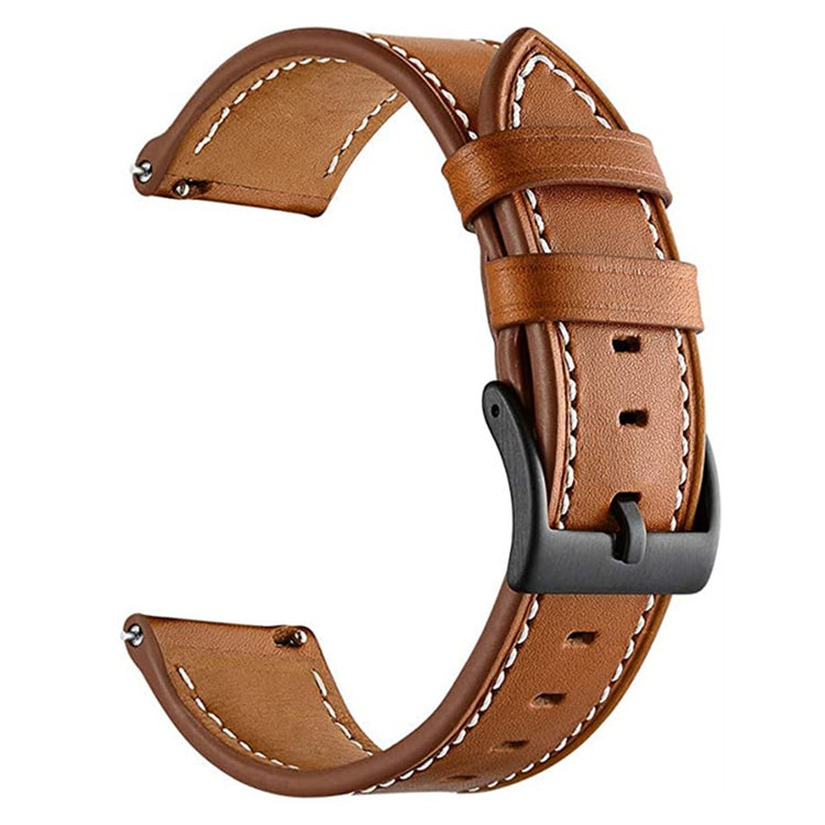 20mm Universal Genuine Cowhide leather strap - Brown#serie_1