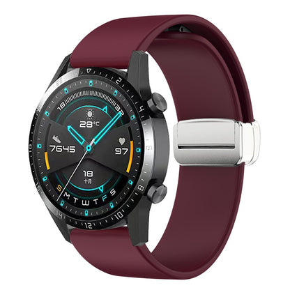 Elegant Ægte Læder Universal Rem passer til Smartwatch - Rød#serie_7