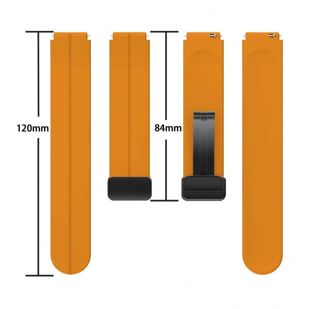 Rigtigt Godt Silikone Universal Rem passer til Smartwatch - Blå#serie_12