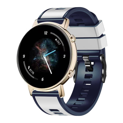 Glimrende Silikone Universal Rem passer til Smartwatch - Hvid#serie_2