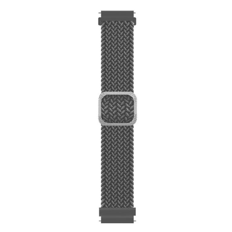 Stilfuld Nylon Universal Rem passer til Smartwatch - Sølv#serie_10