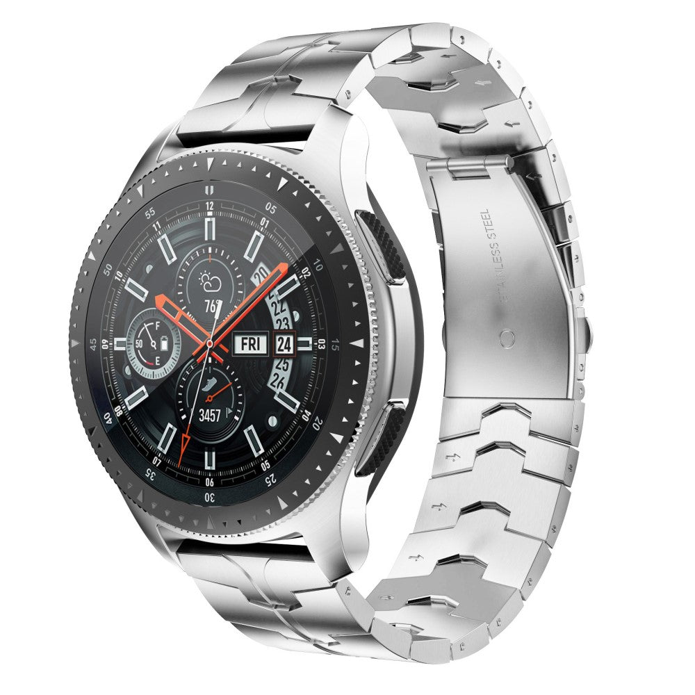 Helt Vildt Holdbart Metal Universal Rem passer til Smartwatch - Sølv#serie_1