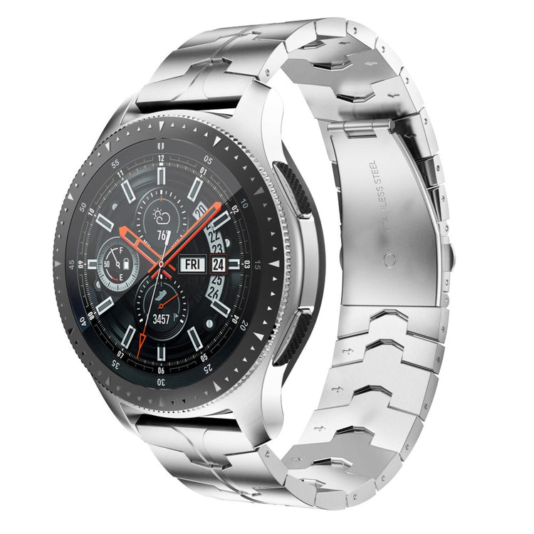 Helt Vildt Holdbart Metal Universal Rem passer til Smartwatch - Sølv#serie_1