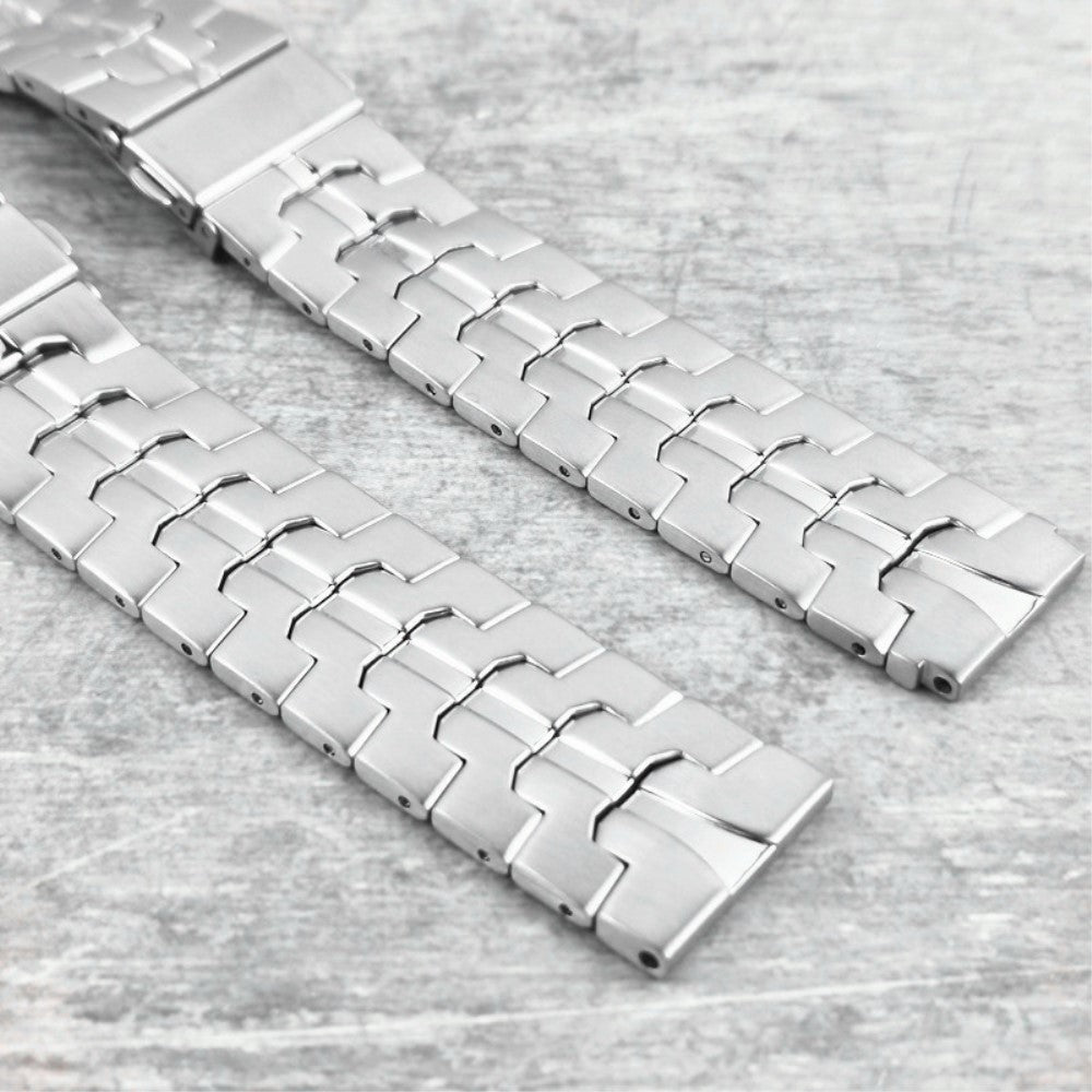Helt Vildt Holdbart Metal Universal Rem passer til Smartwatch - Sort#serie_2