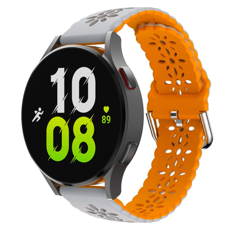 Mega Komfortabel Metal Og Silikone Universal Rem passer til Smartwatch - Sølv#serie_1
