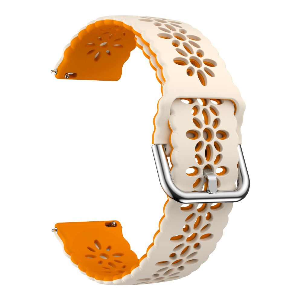 20mm Universal dual color flower hollow strap - Starlight / Orange#serie_12