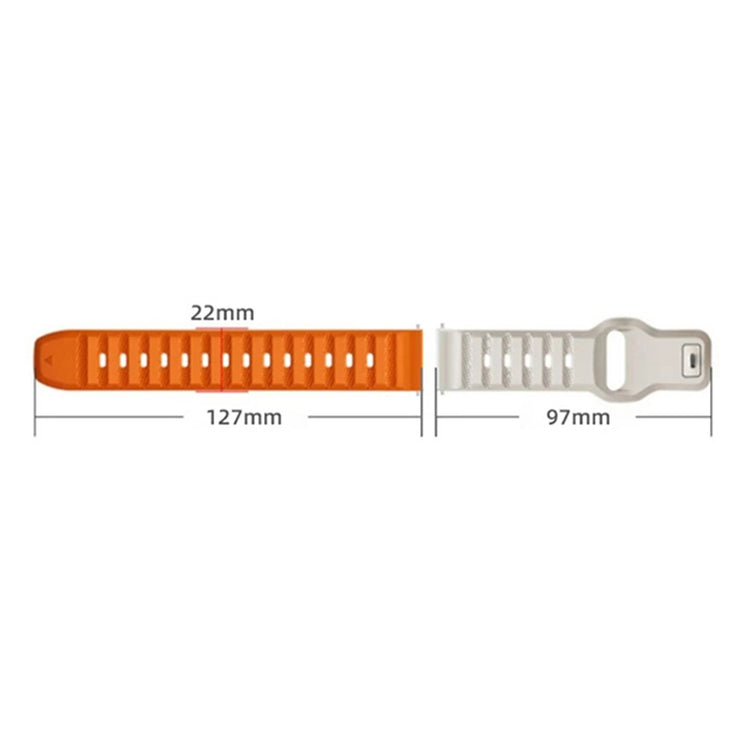 22mm Universal dot texture style strap - Blue Gray#serie_9