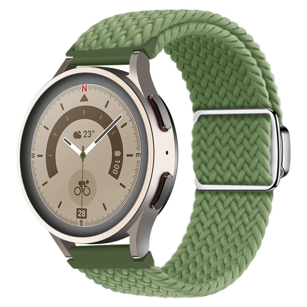 Vildt Godt Metal Og Nylon Universal Rem passer til Smartwatch - Grøn#serie_10