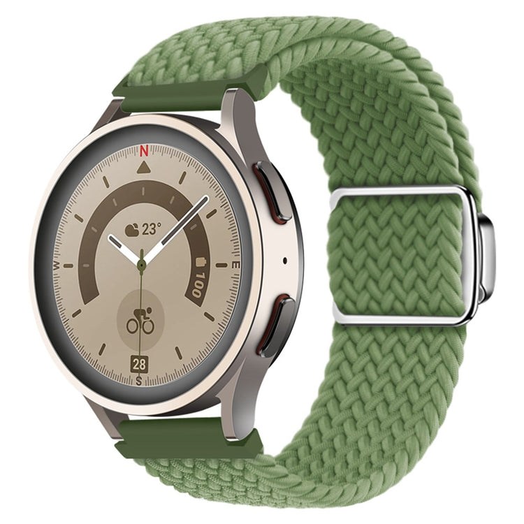 Vildt Godt Metal Og Nylon Universal Rem passer til Smartwatch - Grøn#serie_10