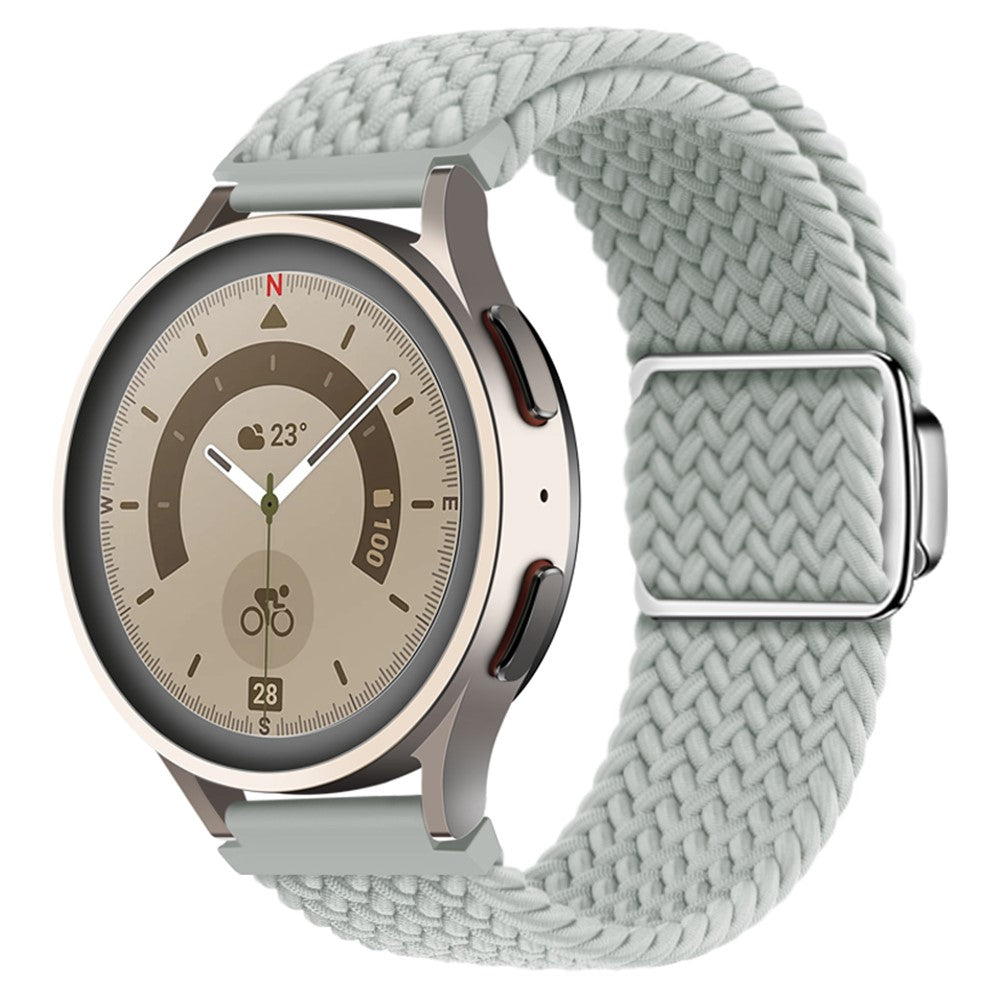 22mm Universal nylon strap with magnetic buckle - Light Grey#serie_7