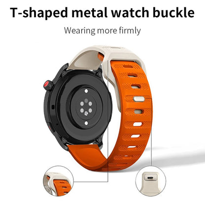 Fremragende Silikone Universal Rem passer til Smartwatch - Blå#serie_9