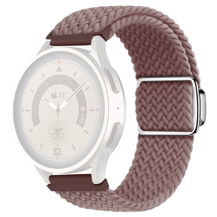 20mm Universal nylon strap with magnetic buckle - Smoke Purple#serie_14