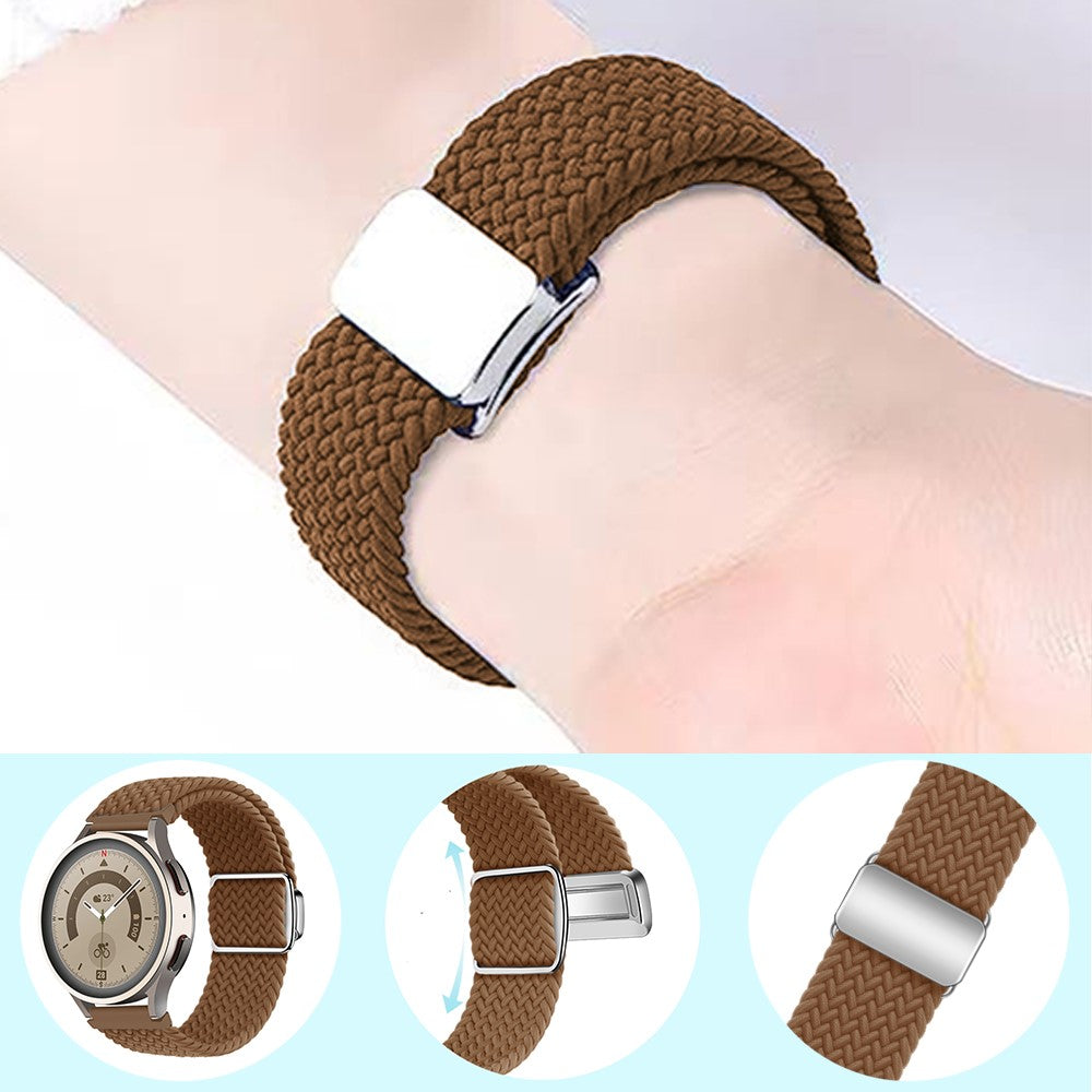 20mm Universal nylon strap with magnetic buckle - Misty Purple#serie_9