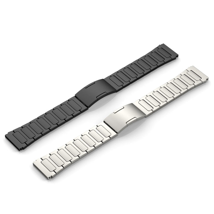 Mega Hårdfør Metal Universal Rem passer til Smartwatch - Sølv#serie_2