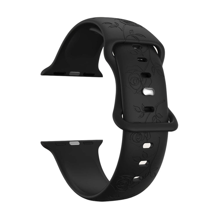 Helt Vildt Fed Silikone Rem passer til Apple Watch Ultra - Sort#serie_3