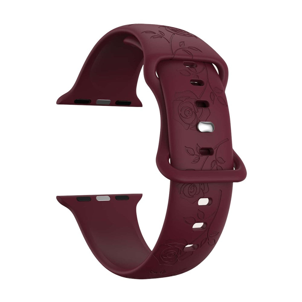 Helt Vildt Fed Silikone Rem passer til Apple Watch Ultra - Rød#serie_4