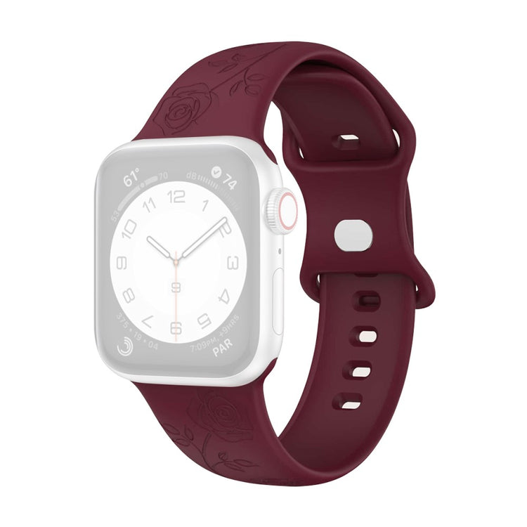 Helt Vildt Fed Silikone Rem passer til Apple Watch Ultra - Rød#serie_4