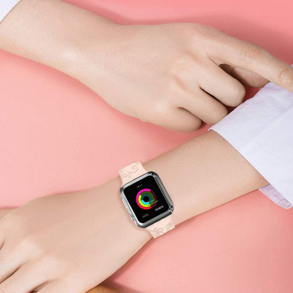 Super Smuk Silikone Rem passer til Apple Watch Ultra - Pink#serie_1