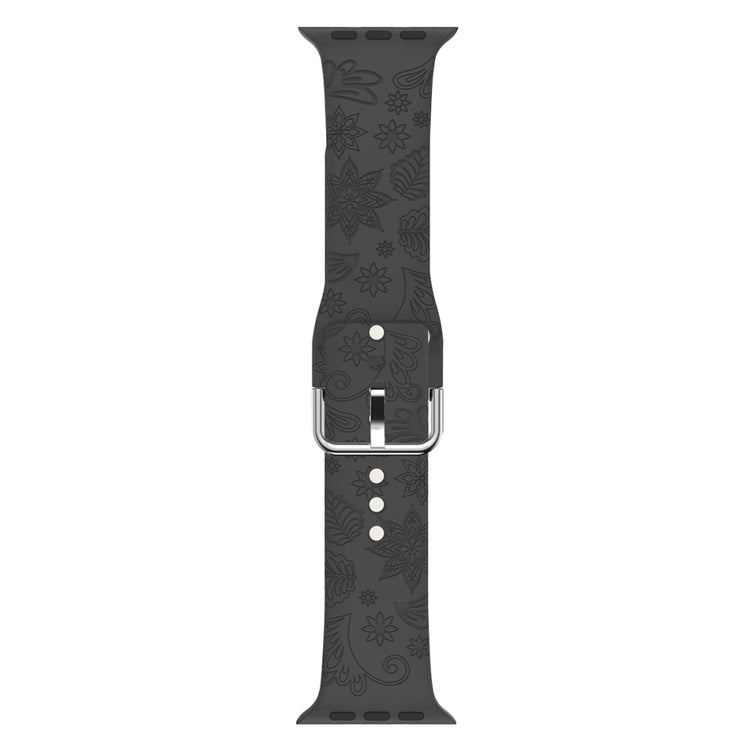 Super Smuk Silikone Rem passer til Apple Watch Ultra - Sort#serie_3