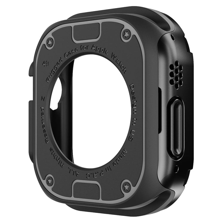 Beskyttende Silikone Bumper passer til Apple Watch Ultra - Sort#serie_1